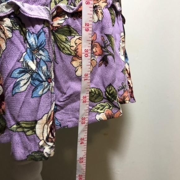 NWOT Xhilaration Lilac Purple Floral Smocked Dress - Picture 15 of 15